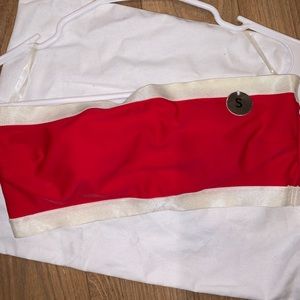Forever 21 Red Bandeau size S